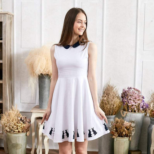 Cotton Dacing Bunny Dress