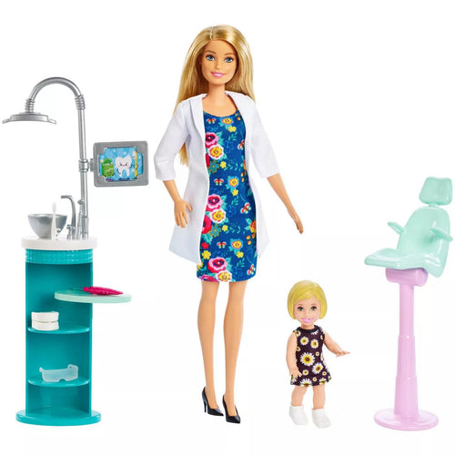 Barbie Dentist Doll & Playset- Blonde