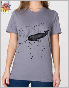 Save Whales T Shirt For Women