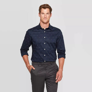 Men'S Standard Fit Space Dye Shirt