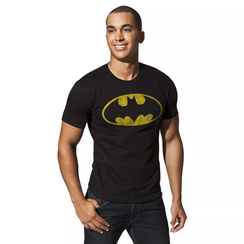 Men'S Black Batman Graphic T Shirt