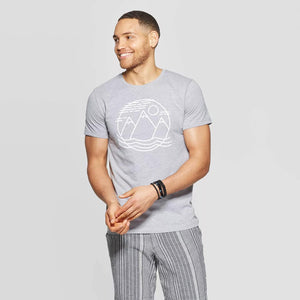 Men'S Masonry Gray Graphic T Shirt