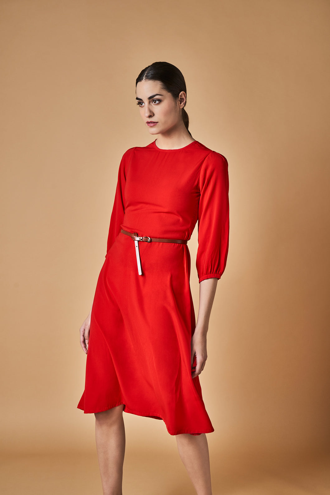 Red Midi Dress