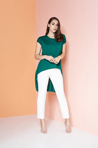 Emerald High-Low Tunic