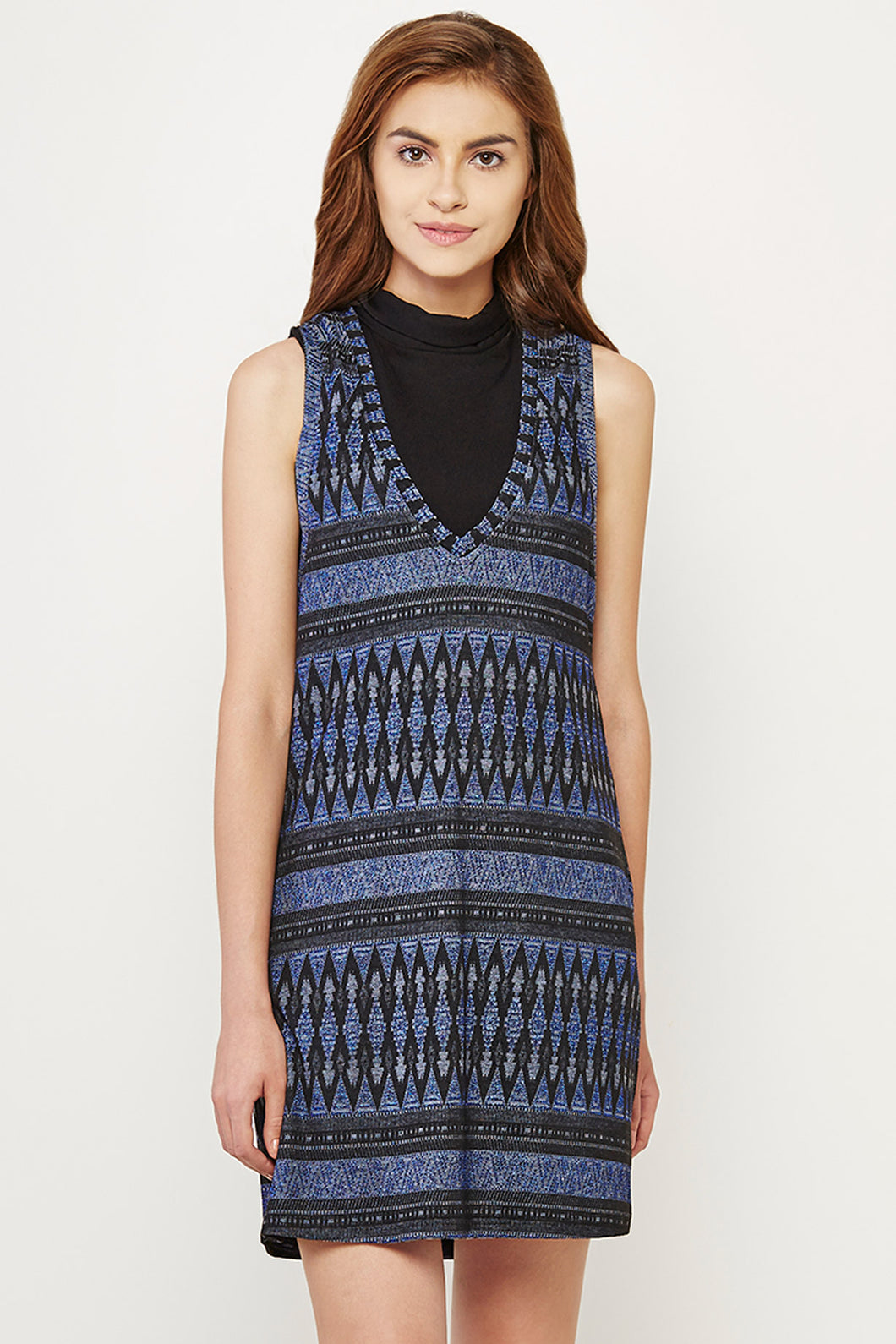 Jacquard Pinafore Dress