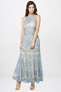 Embroidered Lace Gown