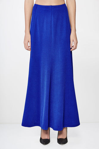 Blue Full Length Skirt