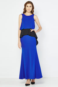 Layered Dual Tone Gown