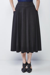 Midi Skirt in Black