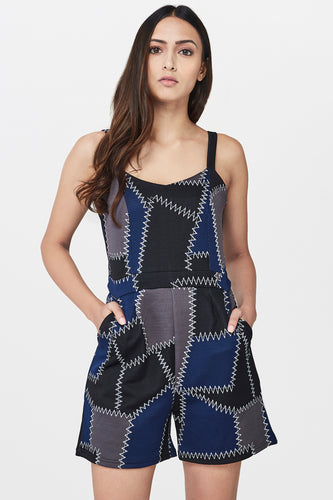 Patch Print Playsuit