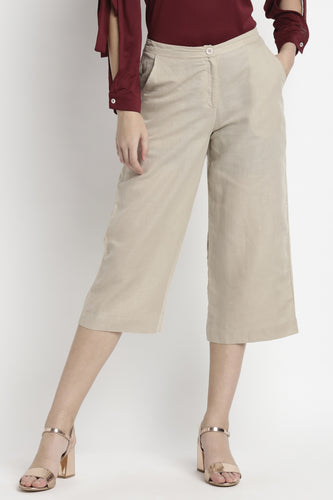 Classic Beige Culottes