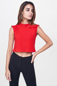 Red Crop Top