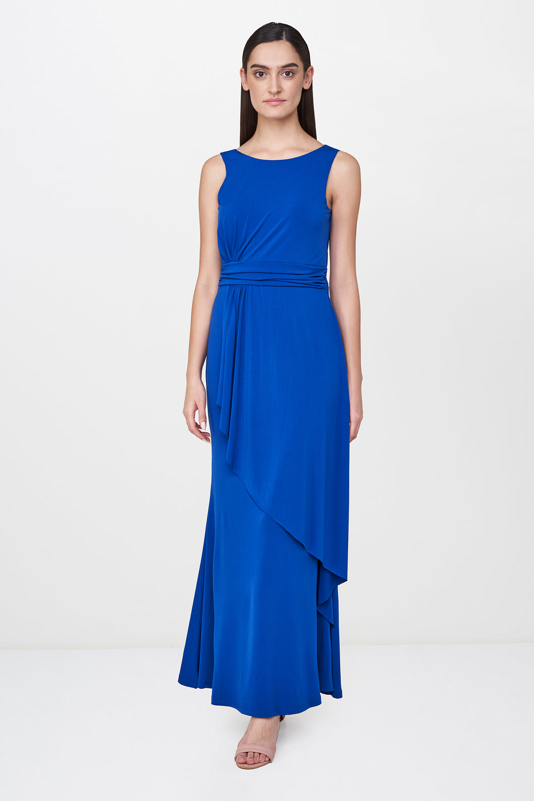 Royal Blue Layered Maxi Dress