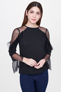 Black Lace Top