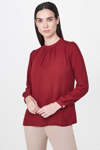 Minimal Burgundy Top