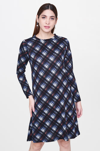 Plaid Shift Dress