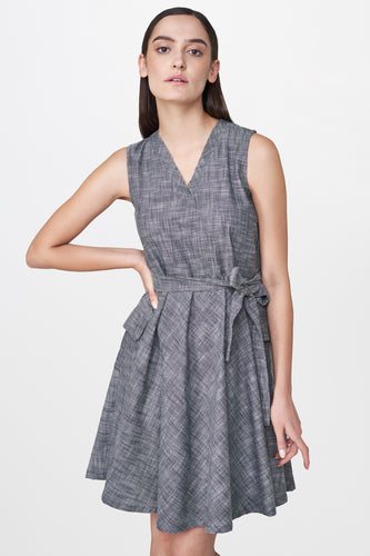 Grey Skater Dress