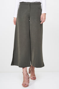 Olive Side Cut Trousers