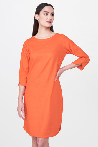 Tangerine Shift Dress