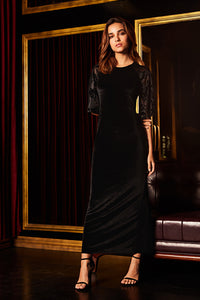 Black Velvet Dress