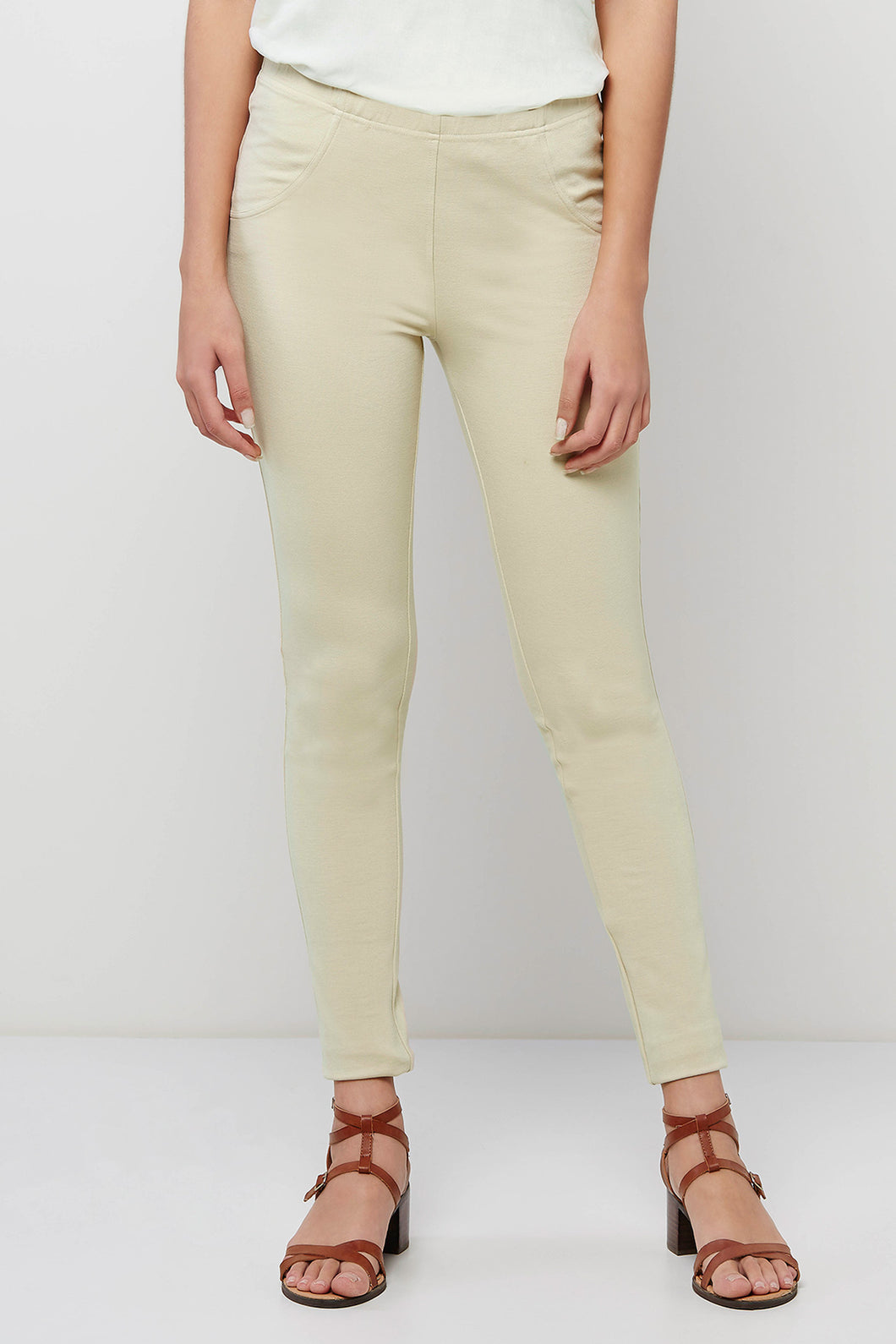 Beige Treggings