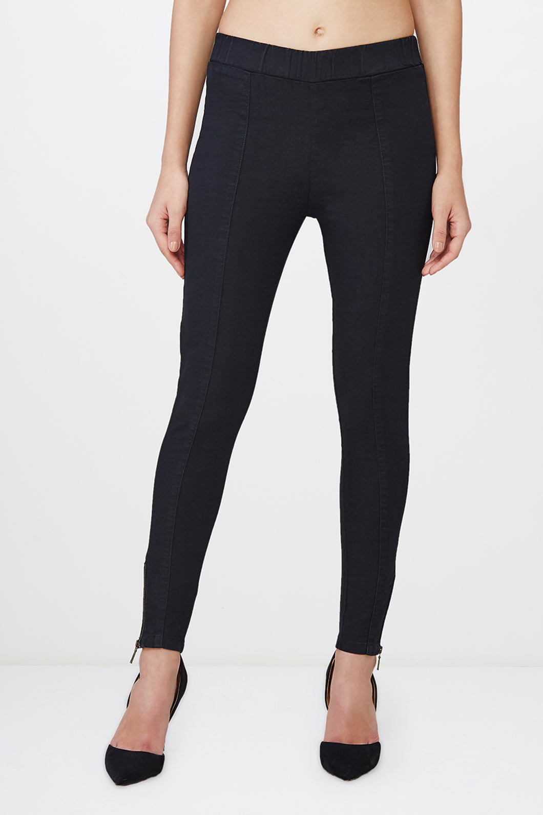 Black Denim Jeggings