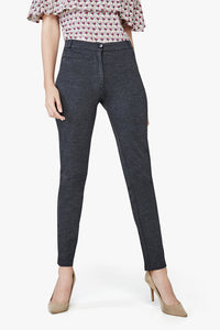 Grey Straight Trousers