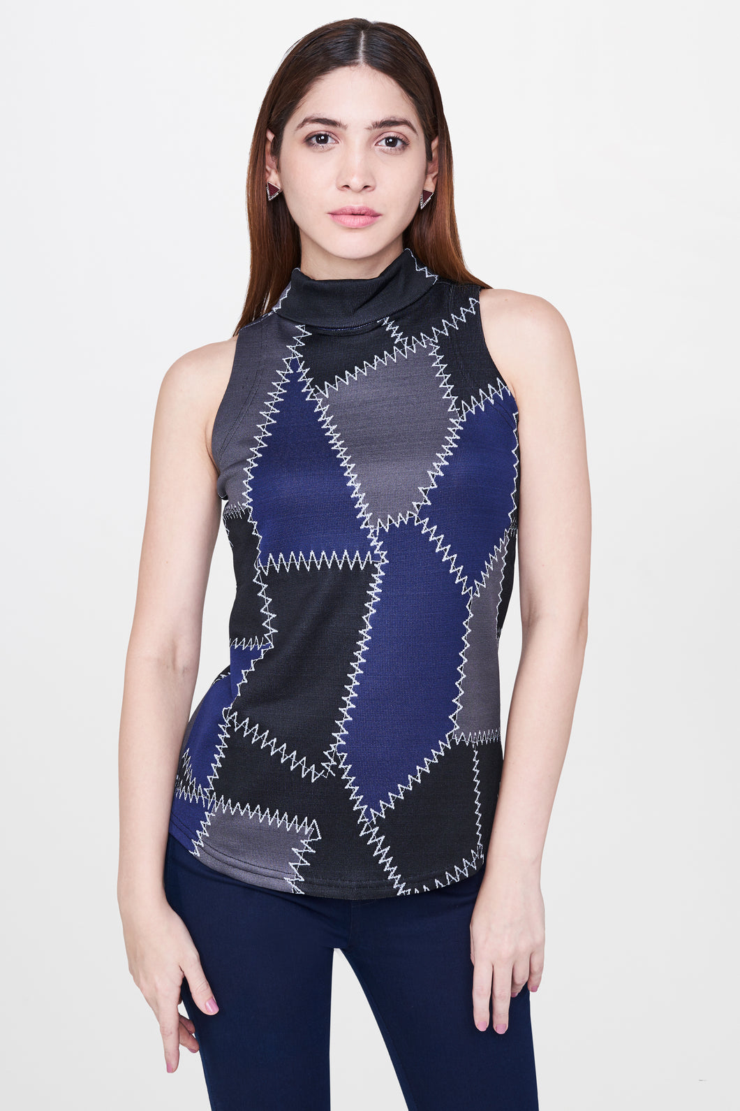 Abstract Print Top