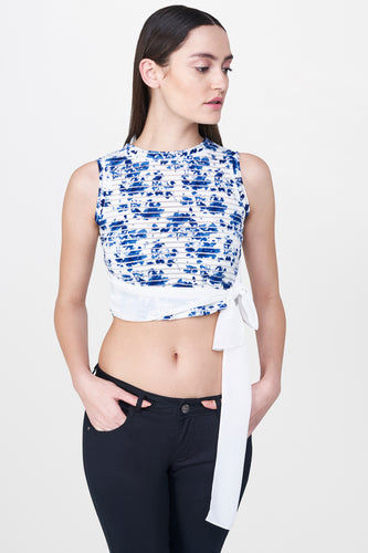 Printed Crop Top