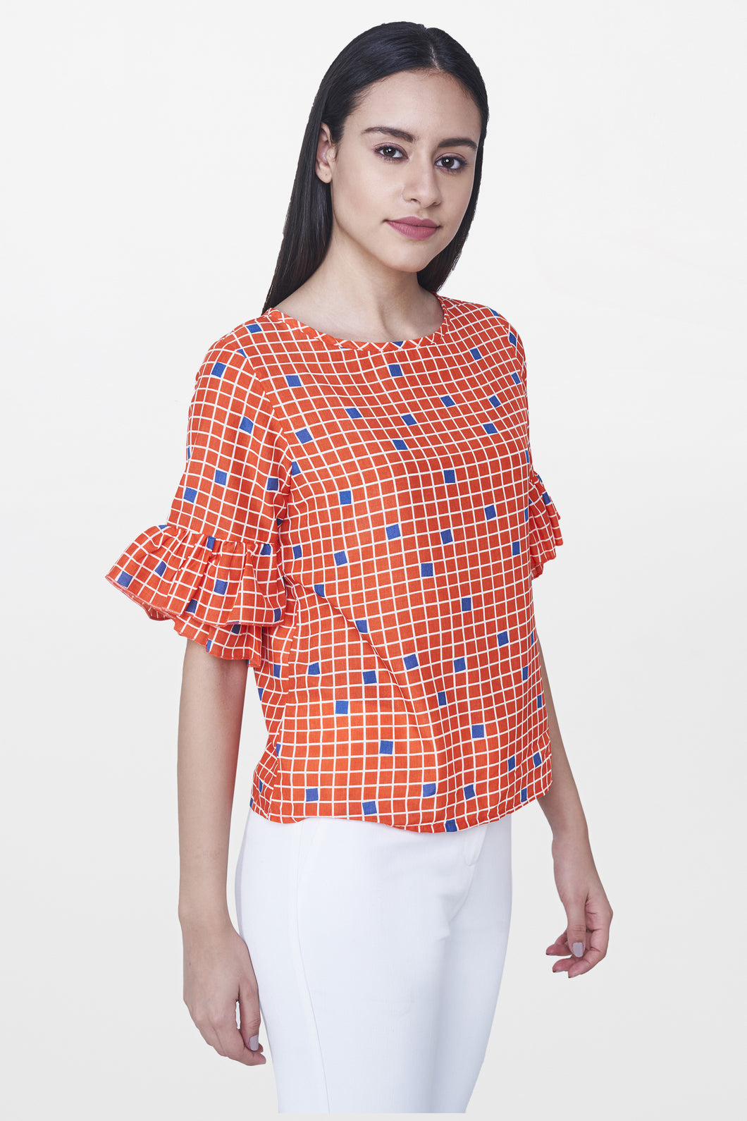 Coral Cubes Top