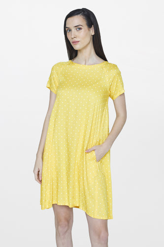 Yellow Polka Dot Dress