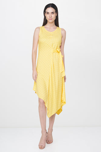 Yellow Sleeveless Dress