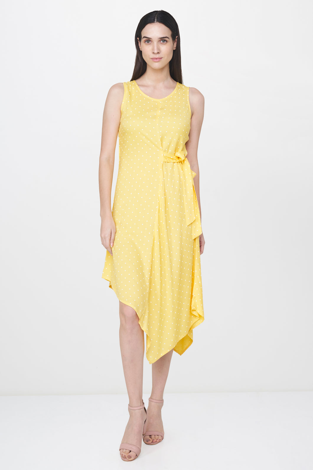 Yellow Sleeveless Dress