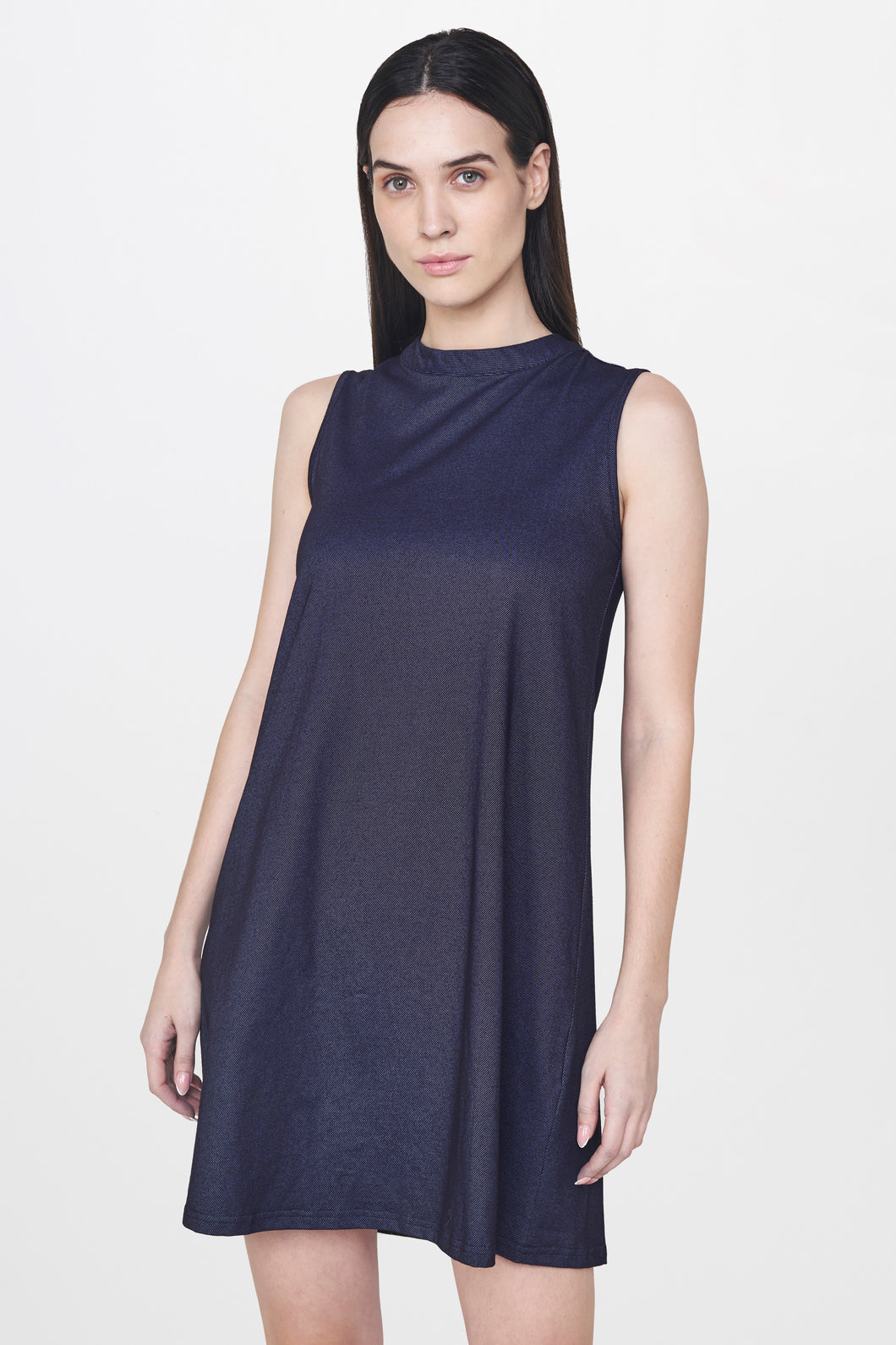 Navy Sleeveless Dress