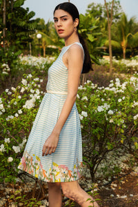 Striped Skater Dress