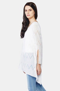 Ivory Textured Tunic