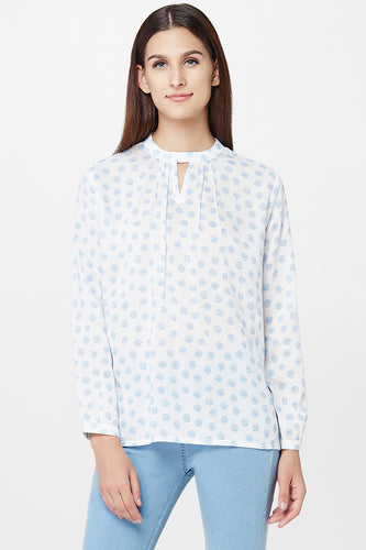 Polka Dot Formal Top