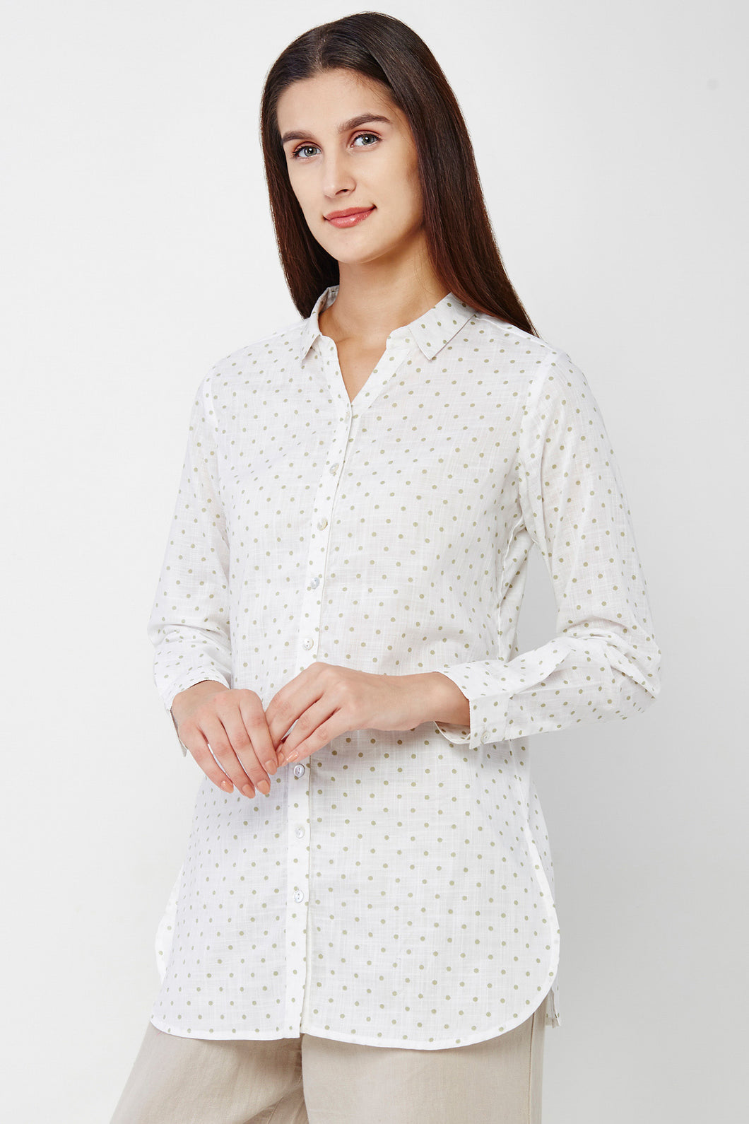 Polka Dot Formal Shirt