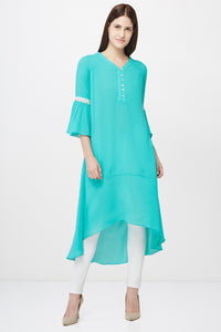 Sea Green High-low Tunic