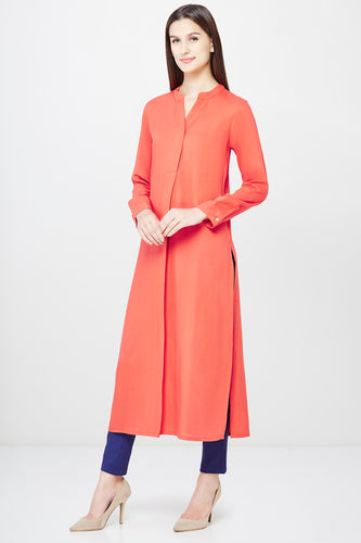 Coral Full Sleeves Tunic