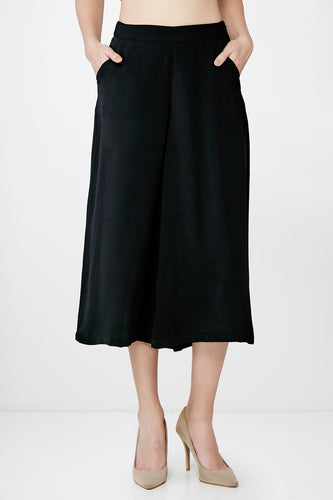 Black Culottes with Pockets