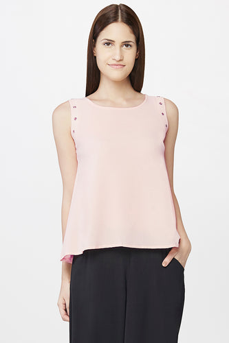 Flesh Top With Rivet Design