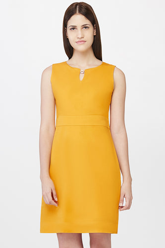 Yellow Sheath Dress