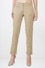 Load image into Gallery viewer, Khaki Ankle-Length Trousers