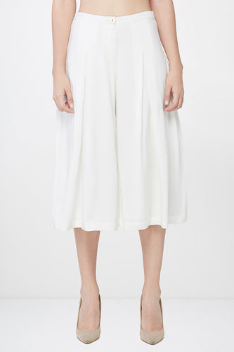 Off-White Pleated Culottes