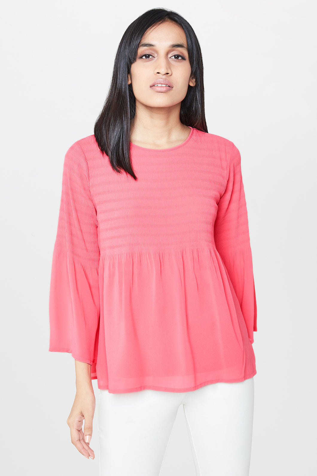 Pink Empire Waist Top
