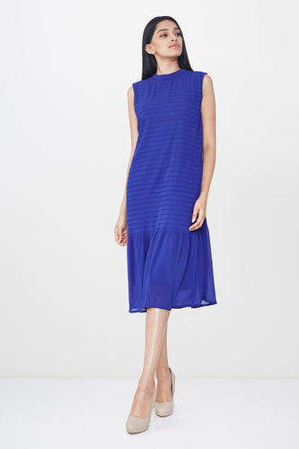 Ink Blue Drop Waist Dress