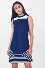 Load image into Gallery viewer, Navy Blue Shift Dress