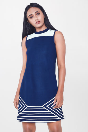 Navy Blue Shift Dress