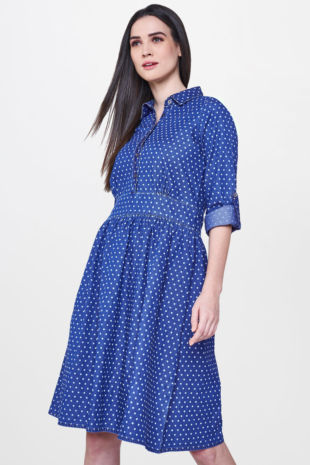 Dark Blue Denim Dress